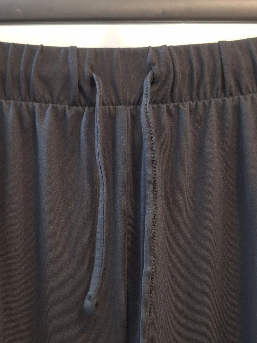 Lucky Brand Black Pajama Pants with White Piping